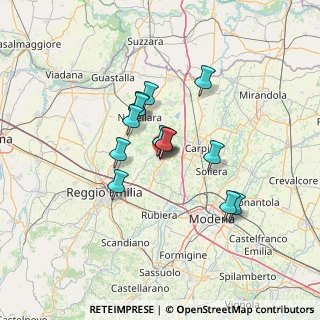 Mappa Via Monsignor Giuseppe Bonacini, 42015 Correggio RE, Italia (10.03769)