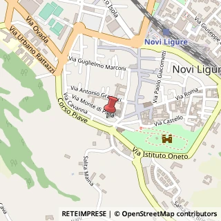 Mappa Via Antonio Gramsci, 33, 15067 Novi Ligure, Alessandria (Piemonte)