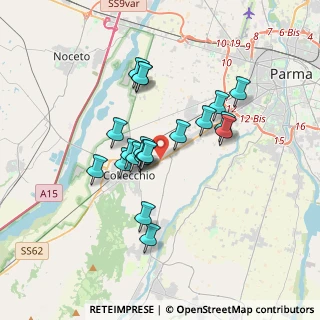 Mappa Via Nazionale Est, 43044 Collecchio PR, Italia (2.869)
