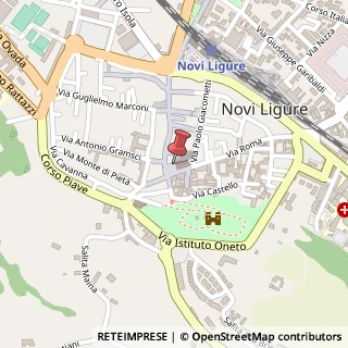 Mappa Piazza Mariano Dellepiane, 5, 15067 Novi Ligure, Alessandria (Piemonte)