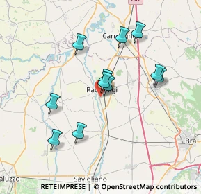 Mappa Via Romita, 12035 Racconigi CN, Italia (6.63455)