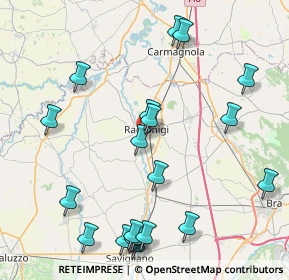 Mappa Via Romita, 12035 Racconigi CN, Italia (9.9085)