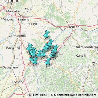 Mappa Via Incisa, 12040 Vezza d'Alba CN, Italia (9.67941)