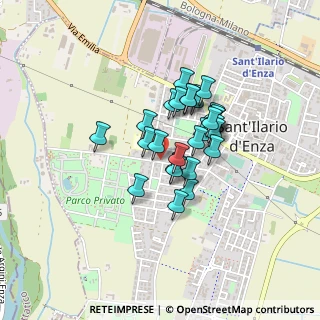 Mappa Via Remo Bertani, 42049 Sant'Ilario d'Enza RE, Italia (0.3)