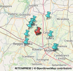 Mappa Via Fernando Manzotti, 42015 Correggio RE, Italia (10.03615)