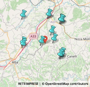 Mappa 14025 Castagnole delle Lanze AT, Italia (7.22)