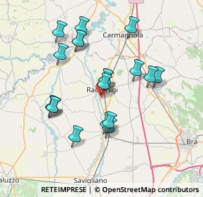 Mappa Strada Comunale Antica Cavallermaggiore - Racconigi, 12035 Racconigi CN, Italia (6.92842)