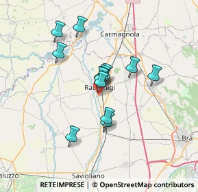 Mappa Strada Comunale Antica Cavallermaggiore - Racconigi, 12035 Racconigi CN, Italia (5.37923)