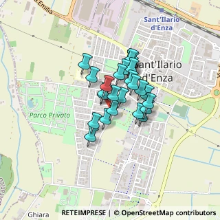 Mappa Via Ho Chi Minh, 42049 Sant'Ilario d'Enza RE, Italia (0.26296)