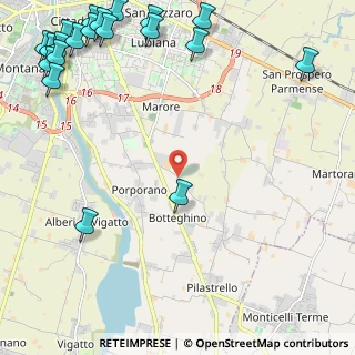 Mappa Strada Bassa Antica, 43123 Porporano PR, Italia (3.612)