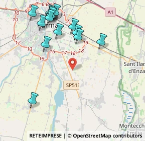 Mappa Strada Bassa Antica, 43123 Porporano PR, Italia (4.96067)