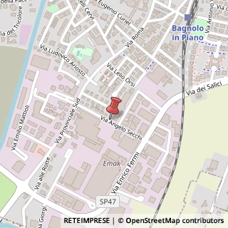 Mappa Via A. Secchi, 13, 42011 Bagnolo in Piano, Reggio nell'Emilia (Emilia Romagna)