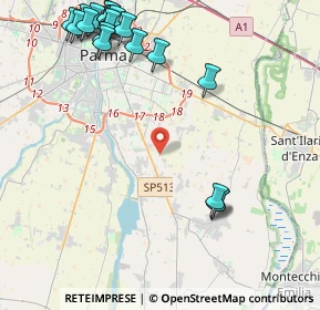 Mappa Str. Bassa Antica, 43123 Parma PR, Italia (5.6595)