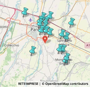 Mappa Str. Bassa Antica, 43123 Parma PR, Italia (6.66611)