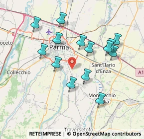 Mappa Str. Bassa Antica, 43123 Parma PR, Italia (7.27429)