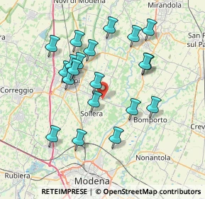 Mappa Via Carpi Ravarino, 41019 Soliera MO, Italia (7.1735)