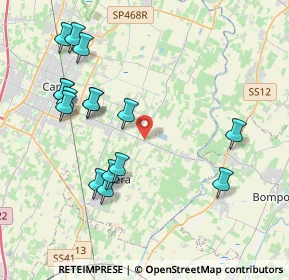 Mappa Via Carpi Ravarino, 41019 Soliera MO, Italia (4.37375)