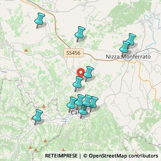 Mappa Regione Marziano, 14050 San Marzano Oliveto AT, Italia (4.12667)