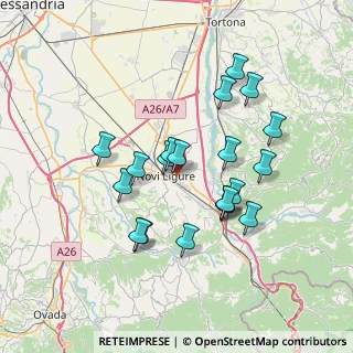 Mappa Via Ernesto Trevisi, 15067 Novi Ligure AL, Italia (6.4975)