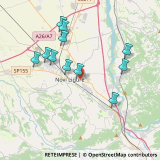 Mappa Via Ernesto Trevisi, 15067 Novi Ligure AL, Italia (4.07091)