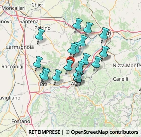 Mappa Vezza D'alba, 12040 Vezza d'Alba CN, Italia (10.7895)