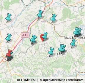 Mappa Costigliole d'Asti, 14055 Boglietto AT, Italia (10.0595)