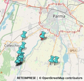 Mappa 43123 Gaione PR, Italia (5.27846)