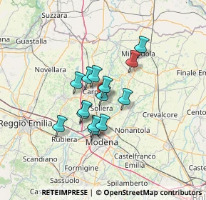 Mappa Via Falcone e Borsellino, 41019 Soliera MO, Italia (9.46214)
