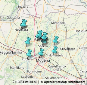 Mappa Via Falcone e Borsellino, 41019 Soliera MO, Italia (8.26176)