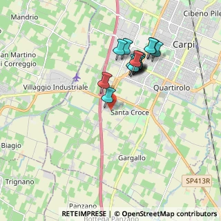 Mappa Via Marco Biagi, 41012 Carpi MO, Italia (1.70333)