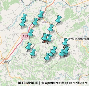 Mappa 14055 Boglietto AT, Italia (6.244)