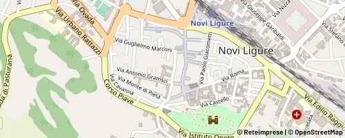 Mappa Novi Ligure