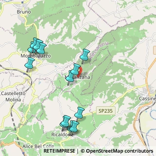 Mappa Via Luigi Penazzo, 14040 Maranzana AT, Italia (2.36385)