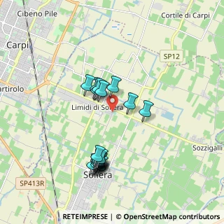 Mappa Via la Torre Pio, 41010 Limidi MO, Italia (1.8075)