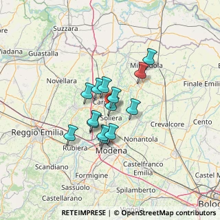 Mappa Via Limidi, 41010 Soliera MO, Italia (9.295)