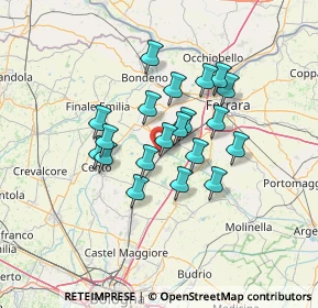 Mappa Via Guglielmo Marconi, 40015 Case Tibaldi-ghetto , 40015 Case Tibaldi-ghetto (10.4825)