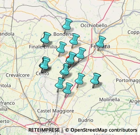 Mappa Via Guglielmo Marconi, 40015 Case Tibaldi-ghetto , 40015 Case Tibaldi-ghetto (10.447)