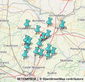 Mappa Via Guglielmo Marconi, 40015 Case Tibaldi-ghetto , 40015 Case Tibaldi-ghetto (11.48412)