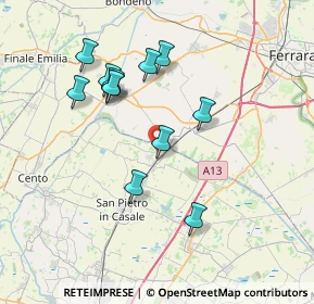 Mappa Via Guglielmo Marconi, 40015 Case Tibaldi-ghetto , 40015 Case Tibaldi-ghetto (6.98)