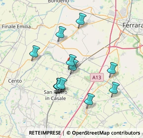 Mappa Via Guglielmo Marconi, 40015 Case Tibaldi-ghetto , 40015 Case Tibaldi-ghetto (6.71083)