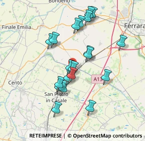 Mappa Via Guglielmo Marconi, 40015 Case Tibaldi-ghetto , 40015 Case Tibaldi-ghetto (6.7825)