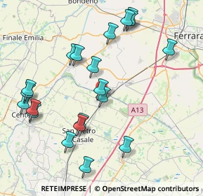 Mappa Via Guglielmo Marconi, 40015 Case Tibaldi-ghetto , 40015 Case Tibaldi-ghetto (8.954)