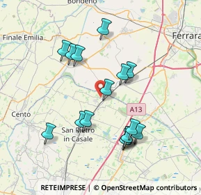 Mappa Via Guglielmo Marconi, 40015 Case Tibaldi-ghetto , 40015 Case Tibaldi-ghetto (7.26563)