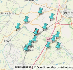 Mappa Via Guglielmo Marconi, 40015 Case Tibaldi-ghetto , 40015 Case Tibaldi-ghetto (7.05308)