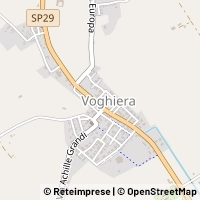 Kaart Voghiera
