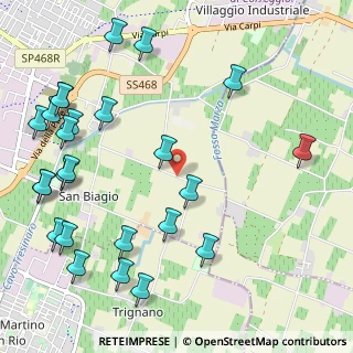 Mappa Via Fossa Faiella, 42015 Correggio RE, Italia (1.408)