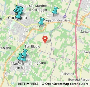 Mappa Via Fossa Faiella, 42015 Correggio RE, Italia (2.90727)