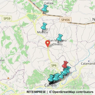Mappa SP 6, 14050 San Marzano Oliveto AT (3.0585)