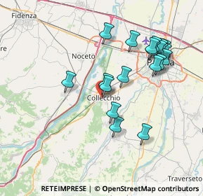 Mappa Girare a destra, 43044 Collecchio PR, Italia (7.695)