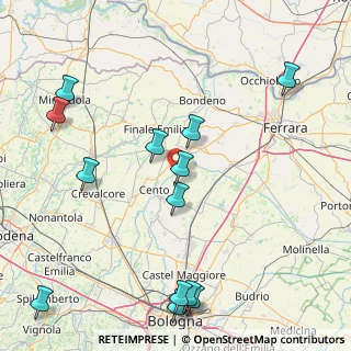 Mappa Via Cantone, 40018 San Pietro in Casale BO, Italia (20.86846)